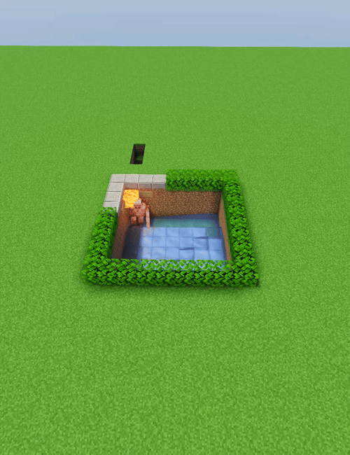 Iron Farm for Bedrock Edition