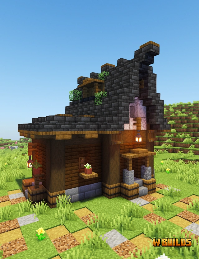 Small Dark Oak House