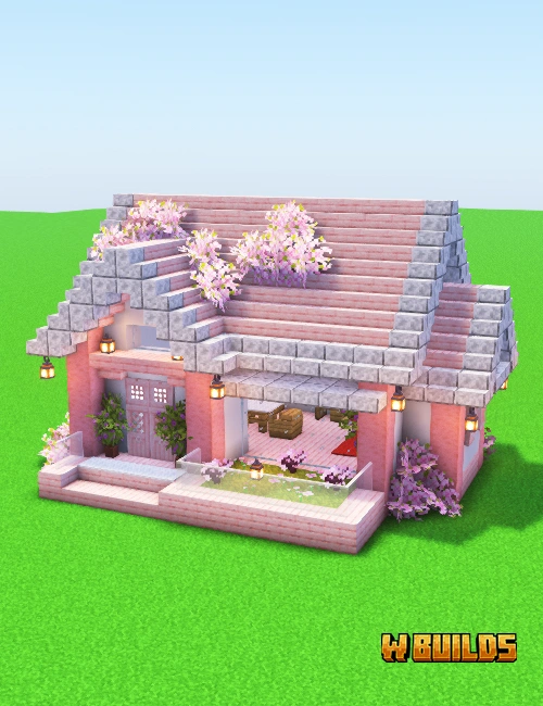 Cute Cherry Blossom House