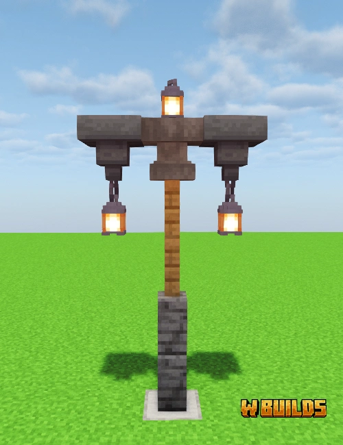 Medieval Lamp Post
