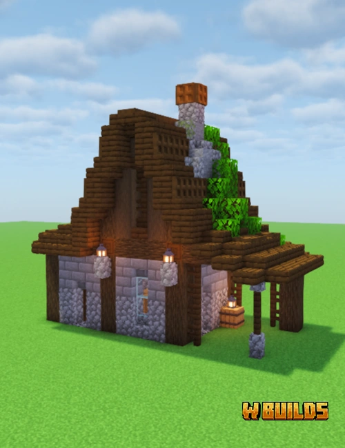 Dark Oak Starter House
