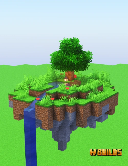 Waterfall Floating Island