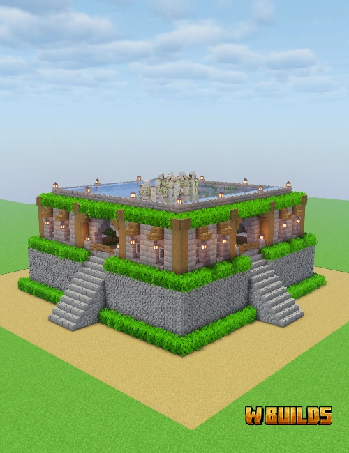 Trading Hall with Iron Farm