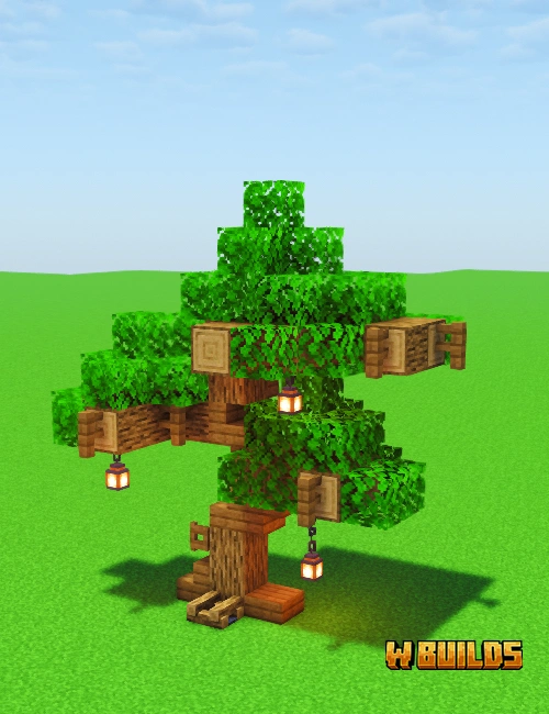 Custom Fantasy Oak Tree
