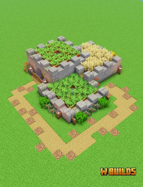 Aesthetic Tiered Crop Farm