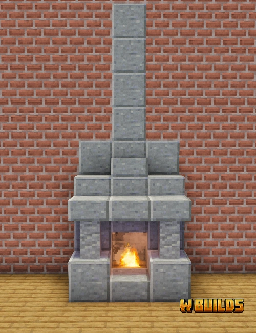 Andesite Fireplace