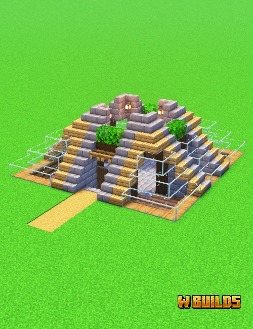 Overgrown Pyramid House
