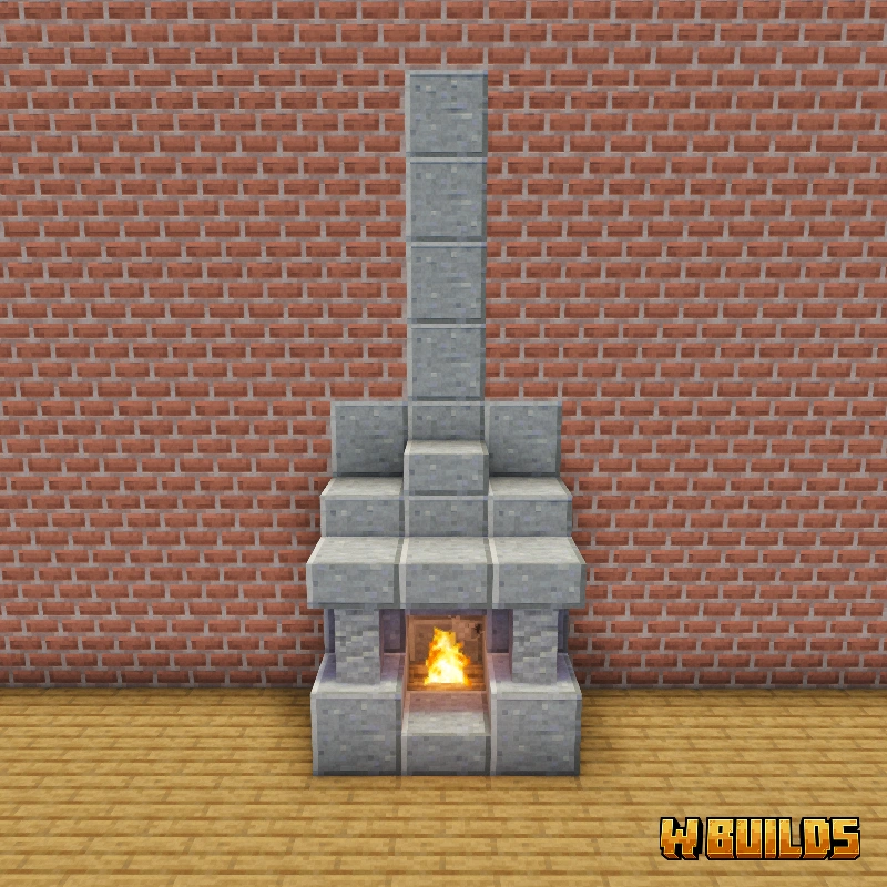 Andesite Fireplace