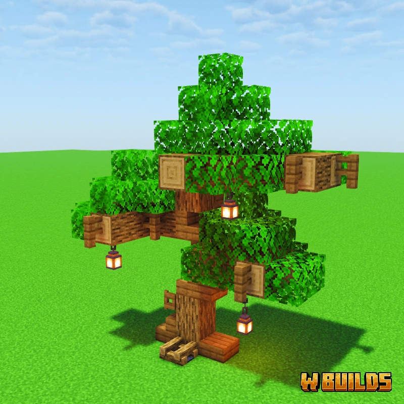 Custom Fantasy Oak Tree