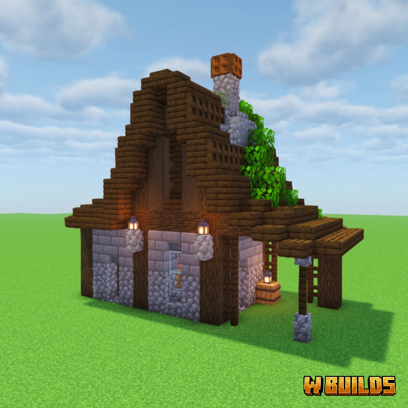 Dark Oak Starter House