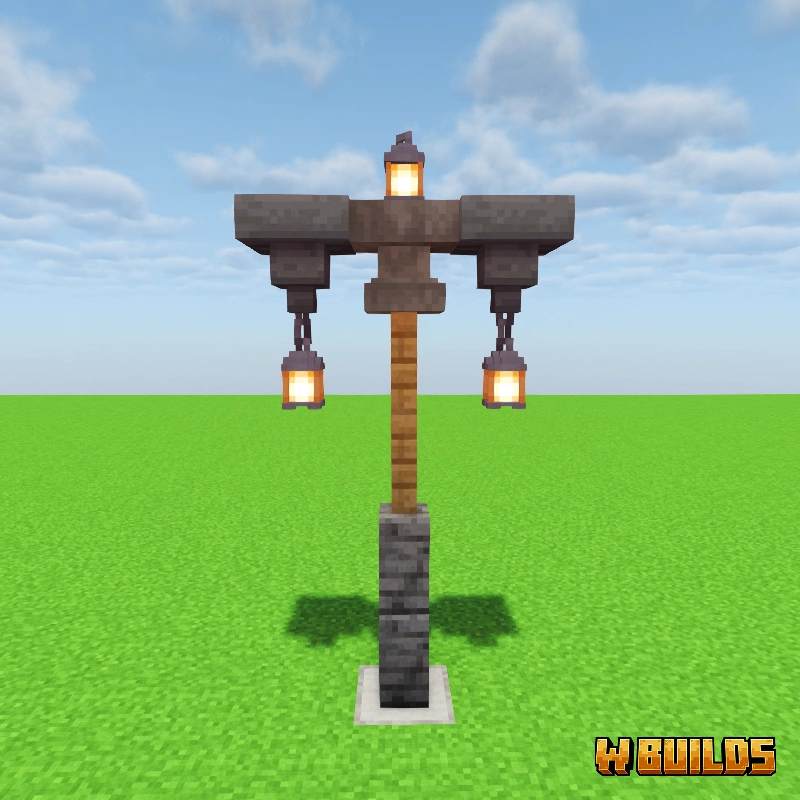 Medieval Lamp Post